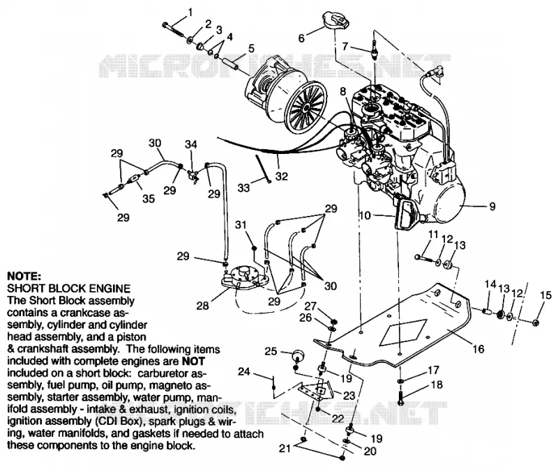 MOTORAUFHÄNGUNG 500 CARB 0962764, 500 CARB SKS 0962564,  EUROPEAN 500 CARB (4931873187C008)
