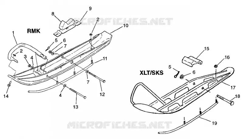 SKI XLT 0970756, XLT SKS 0970556 AND XLT RMK 0970956 (4937693769B004)