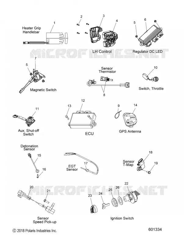SWITCHES, SENSORS AND COMPONENTS