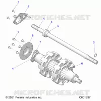 DRIVE TRAIN, JACKSHAFT AND ANTRIEBSWELLE