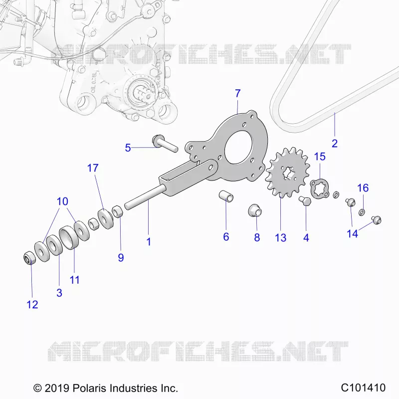 ANTRIEB, CHAIN TENSIONER AND SPROCKET
