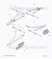 FRONT SUSPENSION CONTROL ARMS