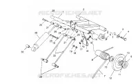 HINTER Drehmomentarm SPORT TOURING 0950243 and  EUROPEAN SPORT TOURING (4928822882C004)