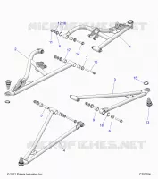 FRONT SUSPENSION CONTROL ARMS