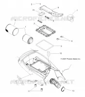 MOTOR, LUFTEINLASS SYSTEM