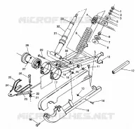 Hinterradschwinge   SCHOCK 6X6 350L S938739 (4924362436037A)
