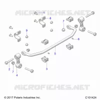 SUSPENSION, STABILISATORSTANGE, FRONT