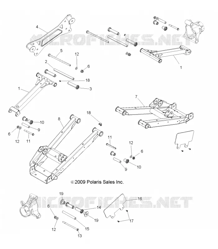HINTERRADAUFHÄNGUNG CONTROL ARMS
