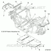 CHASSIS, MAIN FRAME AND SKID PLATE