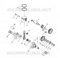 KOLBEN   KURBELWELLE SPORTSMAN 4X4 / W938039 (4926382638037A)
