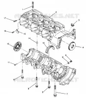 CRANKCASE ASSEMBLY STORM 0965782, STORM SKS 0965582,  EURO STORM E965782, E (4931593159C014)