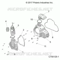 ENGINE, GENERATOR  COVER HVAC