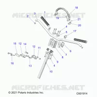 UPPER LENKEN &amp; HANDLEBAR ASM.