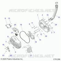 ANTRIEB, CLUTCH COVER AND DUCTING