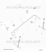 SUSPENSION, FRONT STABILISATORSTANGE