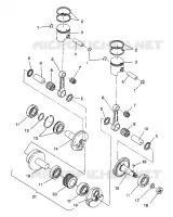 KOLBEN   KURBELWELLE WIDETRAK / 0932064 (4922982298033A)