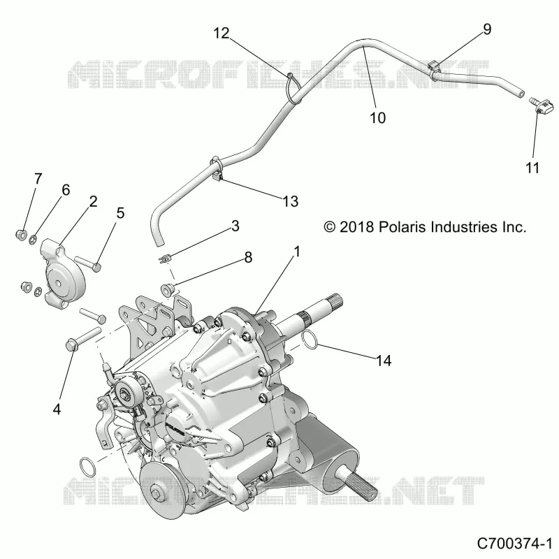 DRIVE TRAIN, MAIN GEARCASE MOUNTING