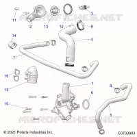 MOTOR, WATERPUMP AND BYPASS
