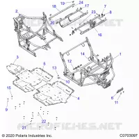 CHASSIS, MAIN FRAME AND SKID PLATES