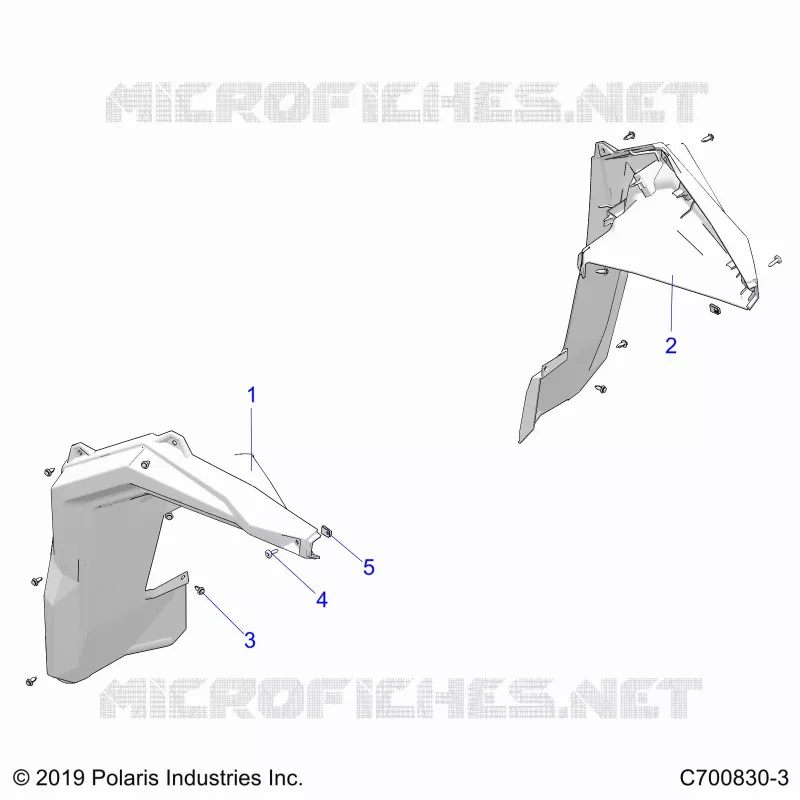 FENDER FLARES, FRONT