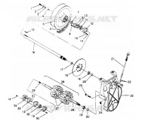 ANTRIEB ASSEMBLY  500 EFI 0952774, EFI SKS 0952574,   EFI SKS PT 095297 (4929052905B012)