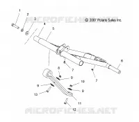FRONT Drehmomentarm (M-10)
