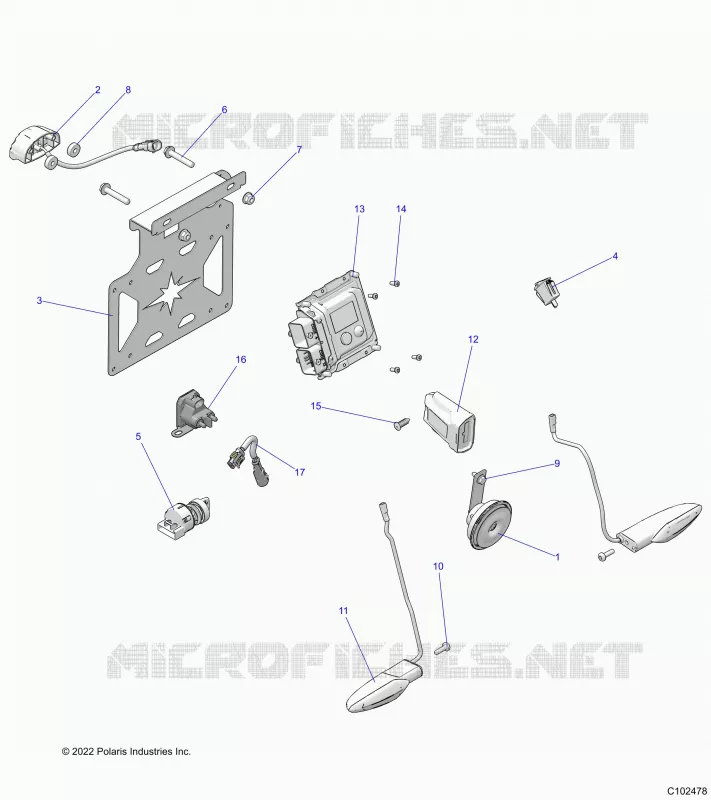 ELEKTRIC, SWITCHES, HORN AND ECM