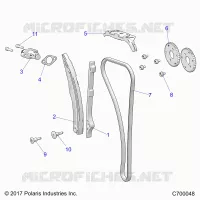 CAM CHAIN AND TENSIONER