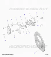 BRAKES, BREMSZANGE HINTEN