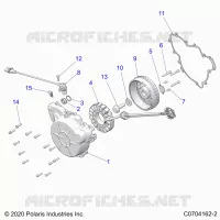 ENGINE, STATOR AND FLYRAD