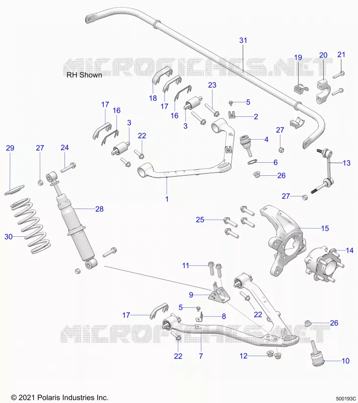 FRONT SUSPENSION ASM.