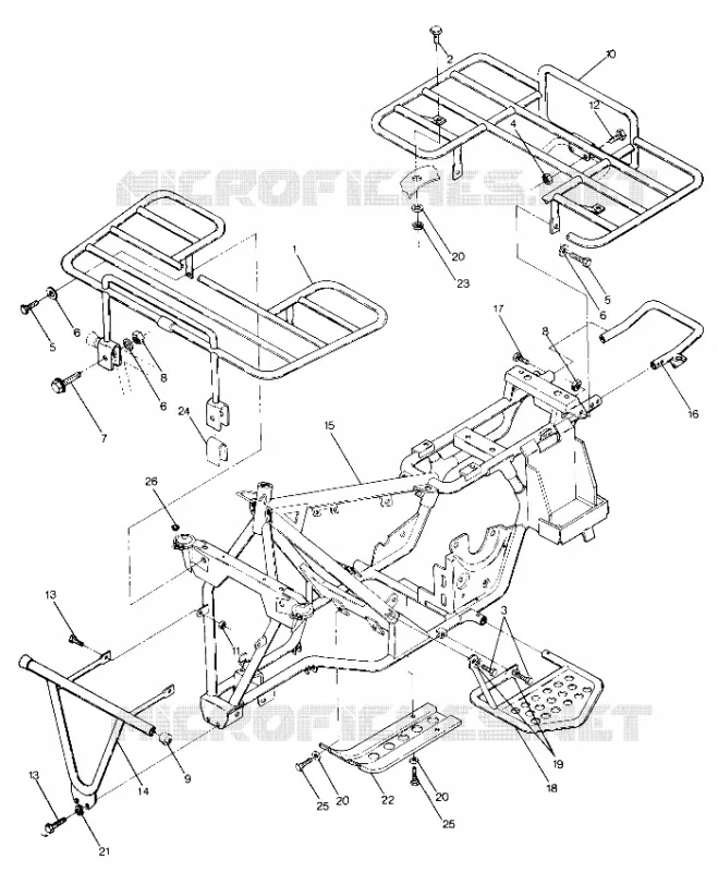 FRAME ASSEMBLY WITH RACKS (4913521352003A)