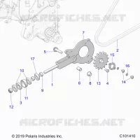 ANTRIEB, CHAIN TENSIONER AND SPROCKET