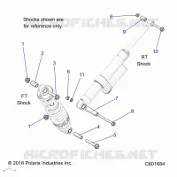 SUSPENSION, SHOCK MOUNTING, REAR SUSP.