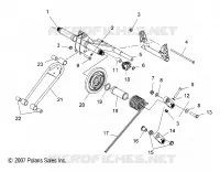 SUSPENSION, HINTER Drehmomentarm