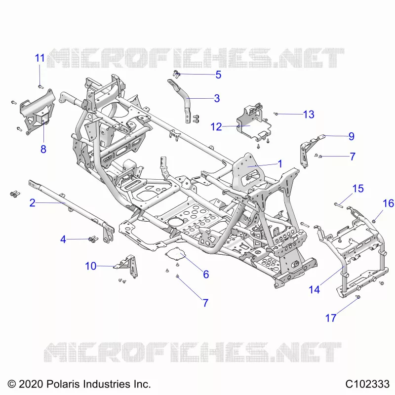 CHASSIS, MAIN RAHMEN
