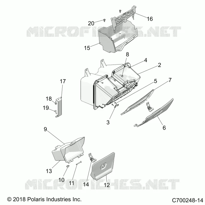 INSTRUMENTENTAFEL STORAGE