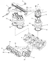 CYLINDER   MANIFOLD SL 650 STD B954358 (4932923292B013)