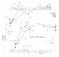 FRONT SUSPENSION CONTROL ARMS