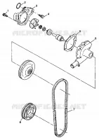 WASSERPUMPE WIDETRAK LX 0982065 and EUROPEAN WIDETRAK LX E982065 (4943884388C011)