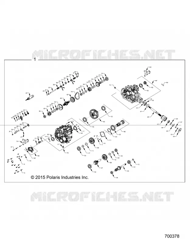 ANTRIEB, MAIN GEARCASE INTERNALS