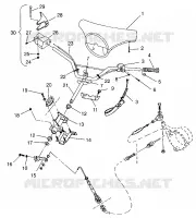LENKUNG SL 650 STD B954358 (4932923292A013)