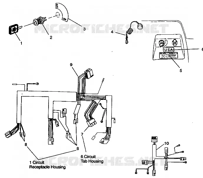 IGNITION   KABELSTRANG 500 EFI E942774 and  EFI SKS E942574 (49274127410010)