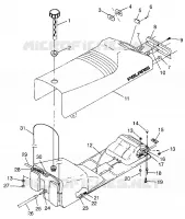 SITZ   GASBEHÄLTER XLT LTD 0983756 (4943034303A006)