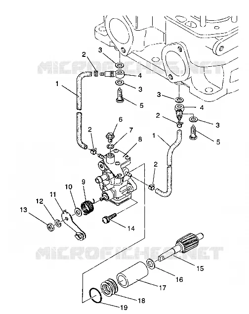 PUMPE 500 EFI / 0930674 and  500 EFI SKS / 0930574 (4922962296035A)