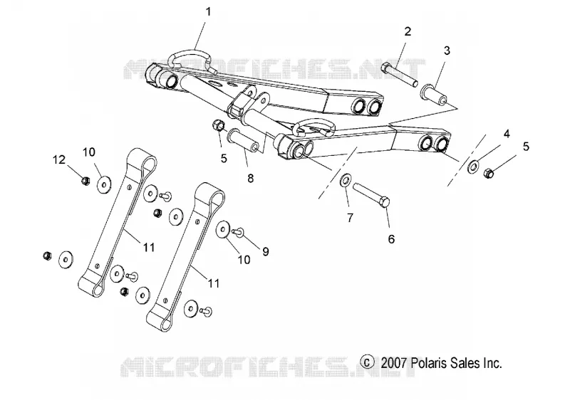 FRONT Drehmomentarm