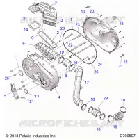 ANTRIEB, CLUTCH COVER AND DUCTING