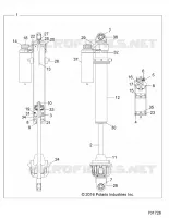 SUSPENSION, FRONT SHOCK INTERNALS