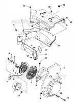 Gebläsegehäuse AND RÜCKZUG ANLASSER SuperTrak (4919291929029A)