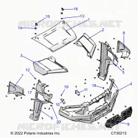 HAUBE, AND FRONT FENDERS